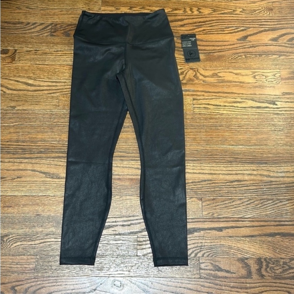 Women's Black 90 Degree Cracked Black Pants